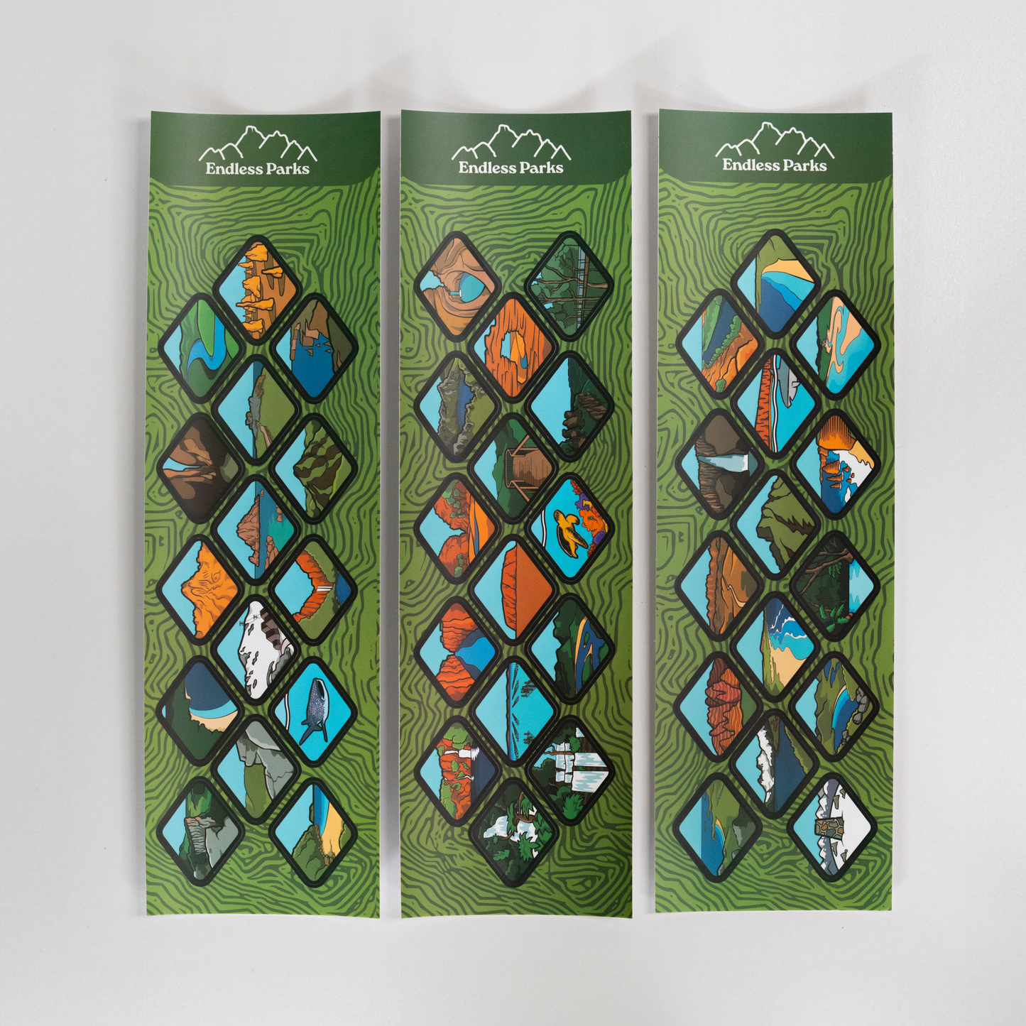 Aus National & Marine Park Stickers